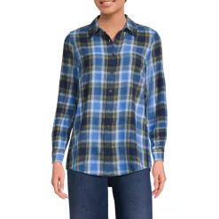Flannel Boyfriend Long Sleeve Shirt