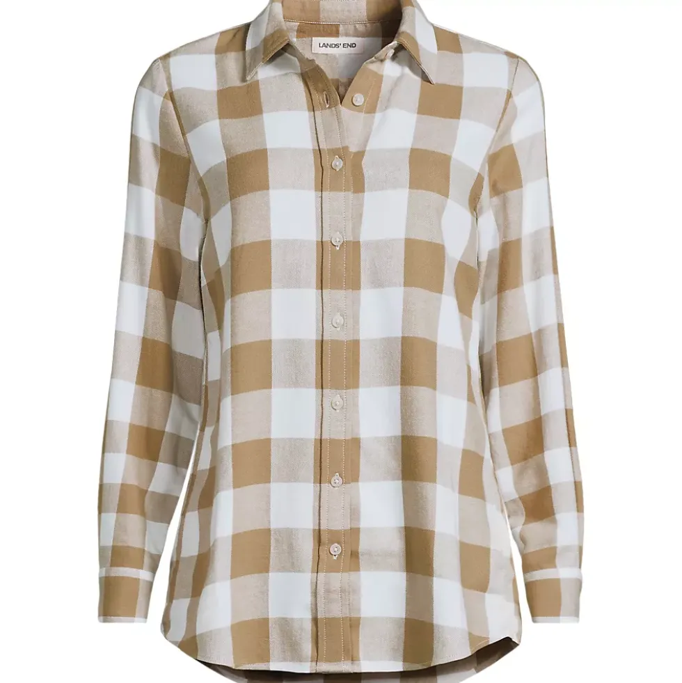 Flannel Boyfriend Long Sleeve Shirt