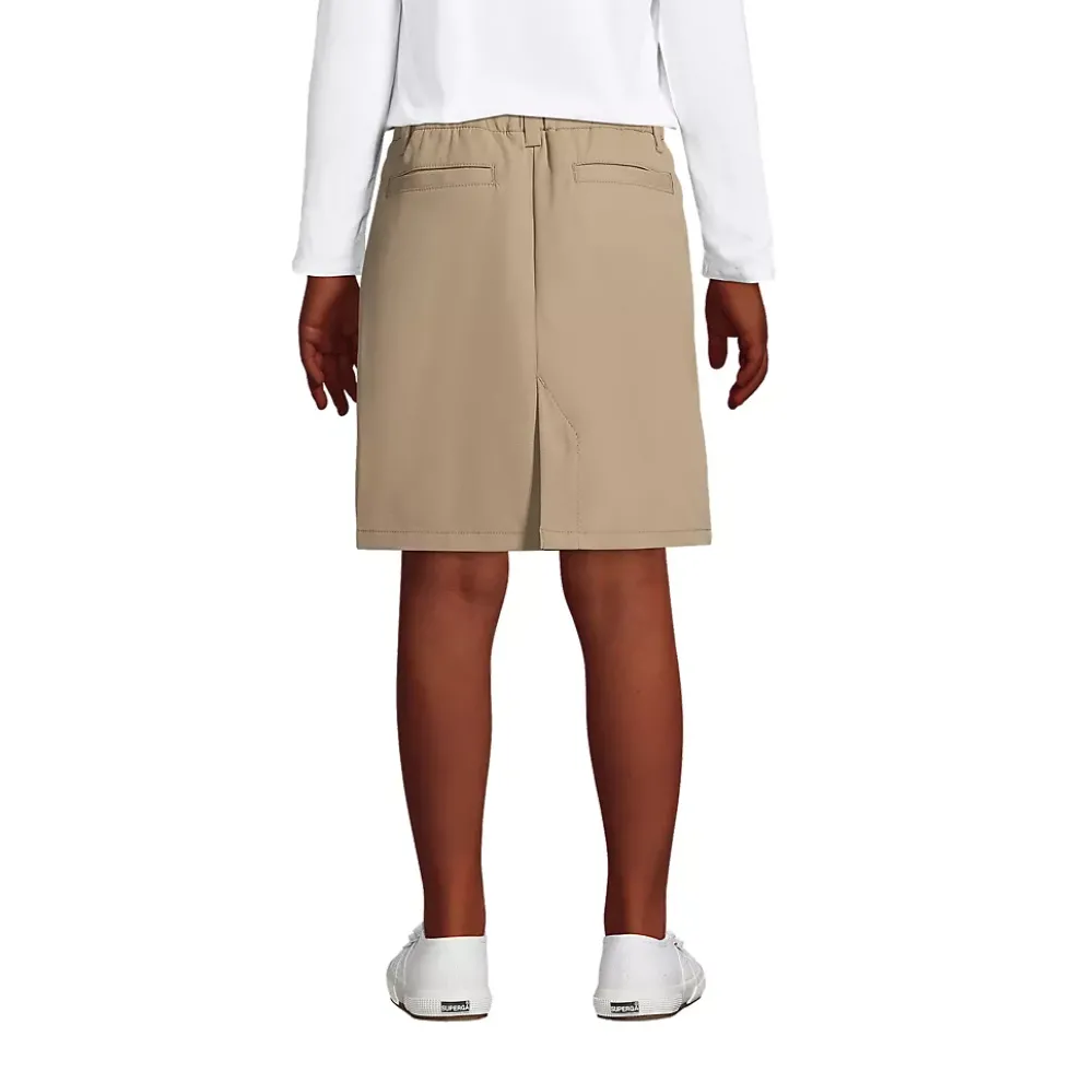 Girls Active Chino Skort Top of the Knee