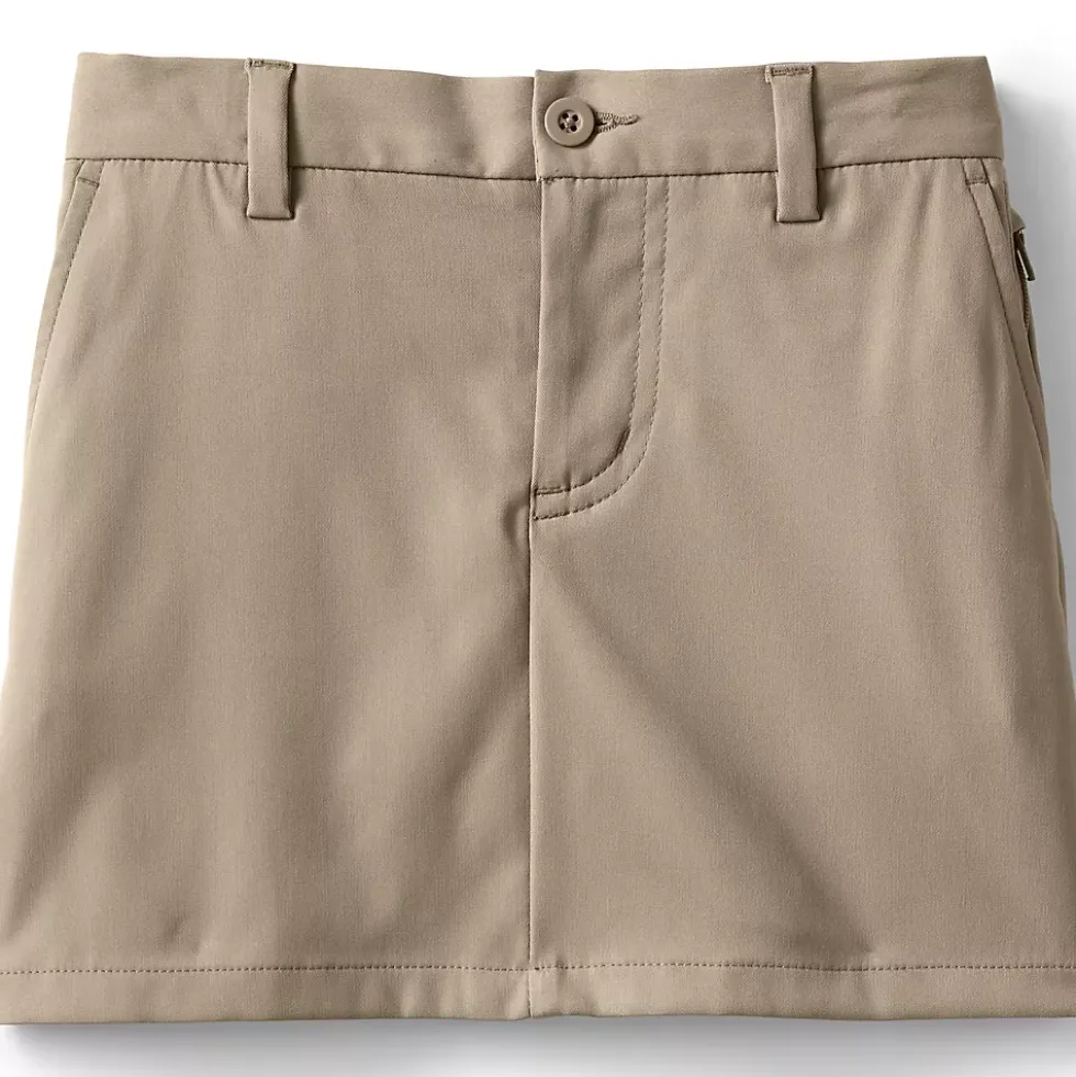 Girls Active Chino Skort Top of the Knee
