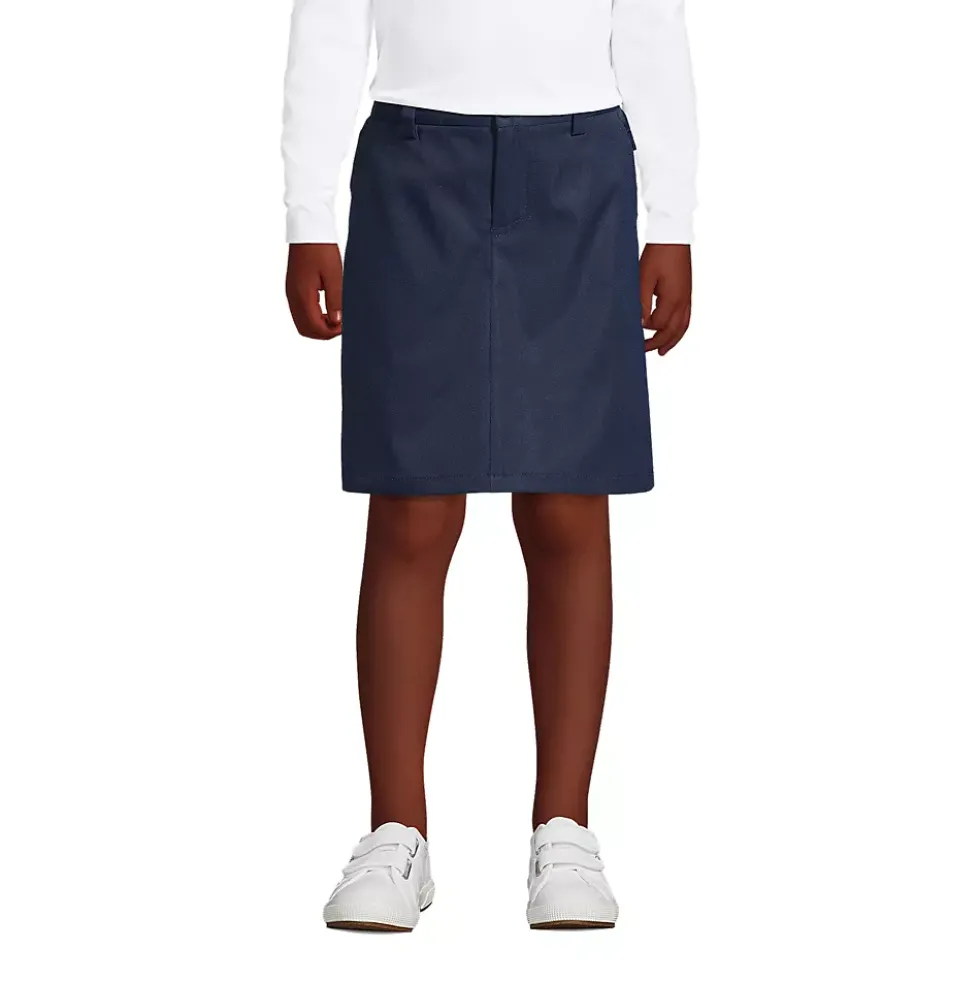 Girls Active Chino Skort Top of the Knee