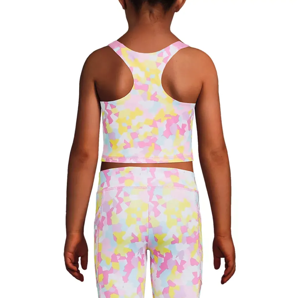 Girls Active Crop Tank Top