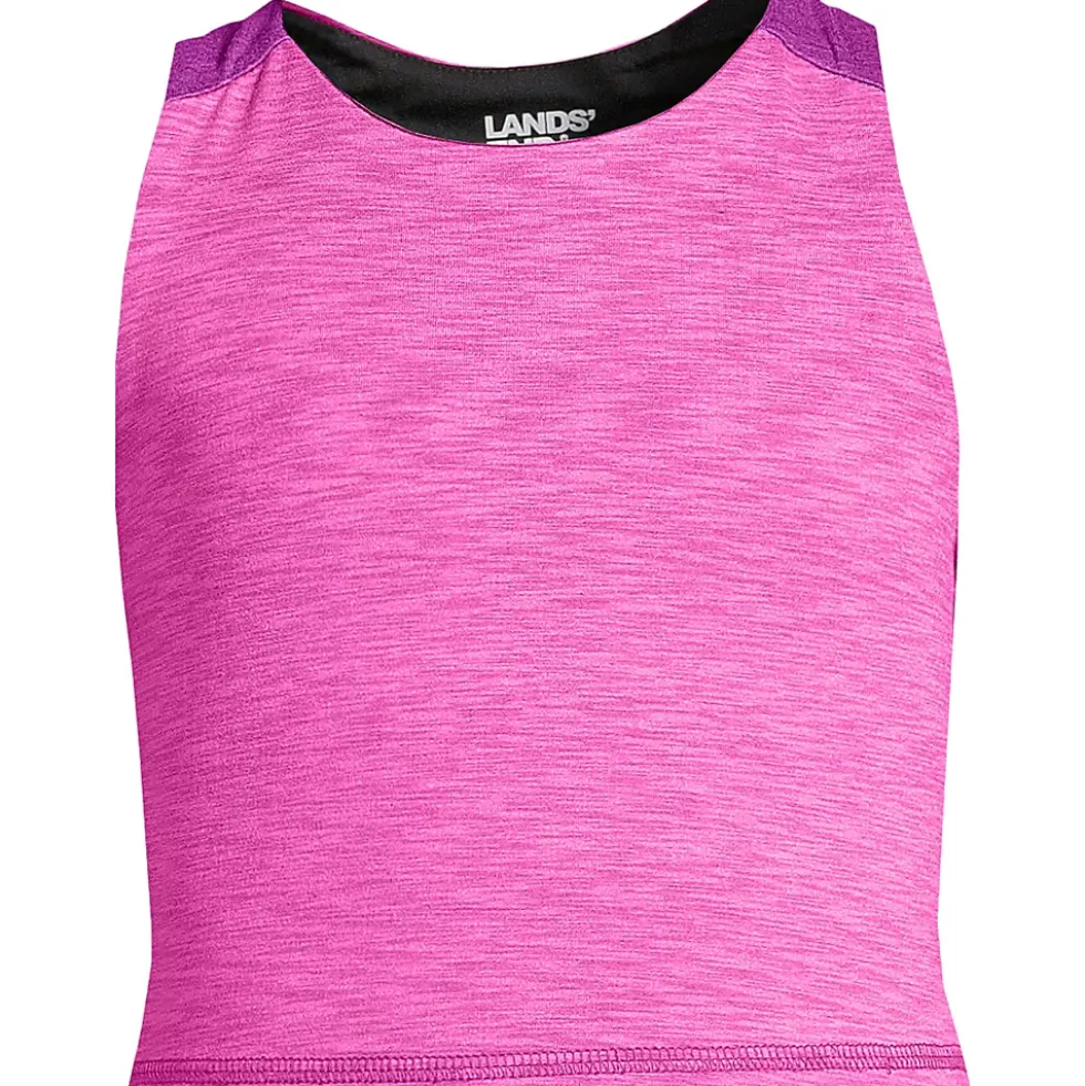 Girls Active Crop Tank Top