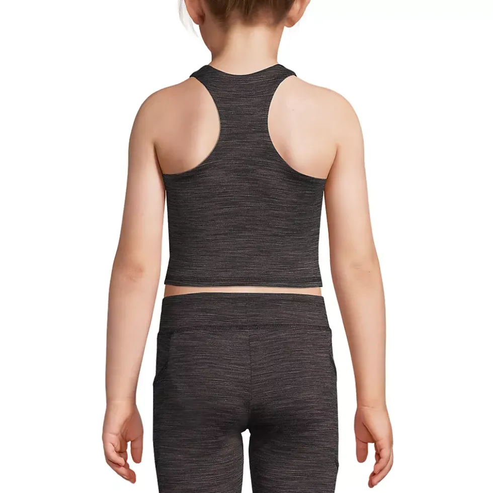 Girls Active Crop Tank Top