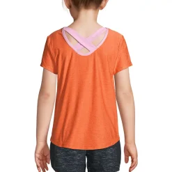 Girls Active Cross Back Tee