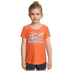 Girls Active Cross Back Tee