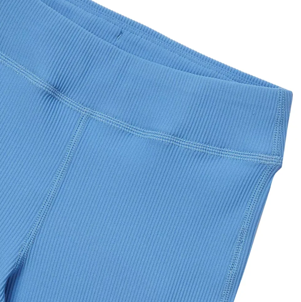 Girls Active Flare Ribbed Leggings