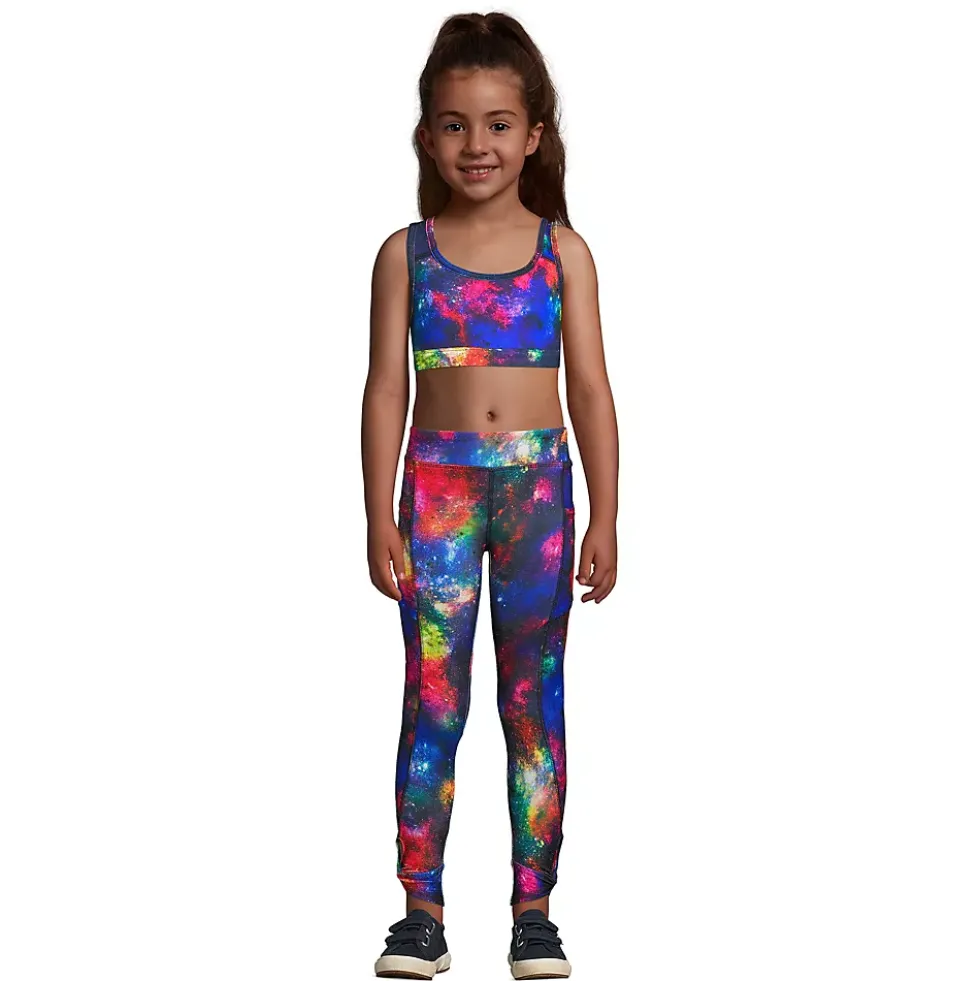 Girls Active Pattern Sports Bra