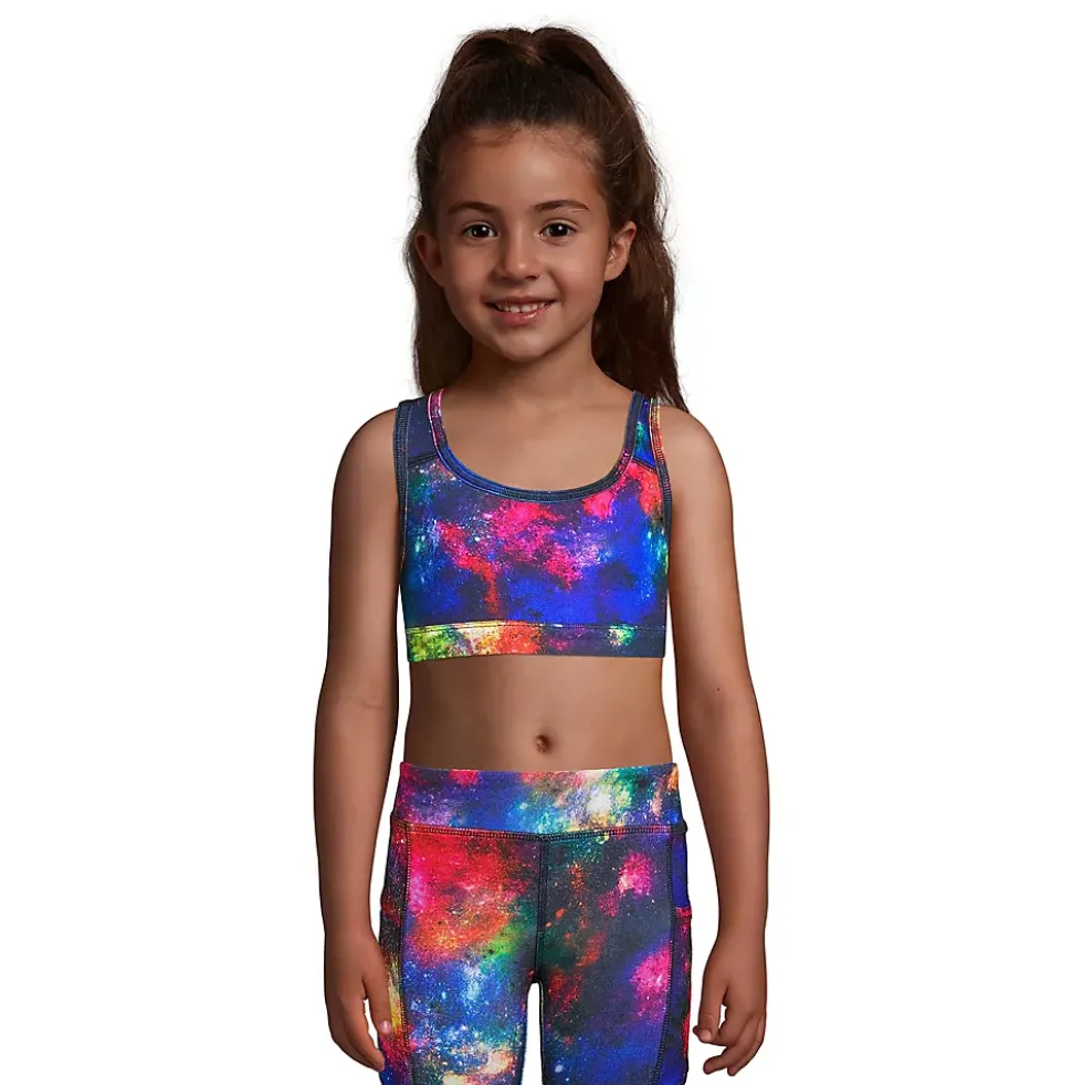 Girls Active Pattern Sports Bra
