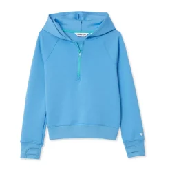 Girls Active Quarter Zip Sweatshirt