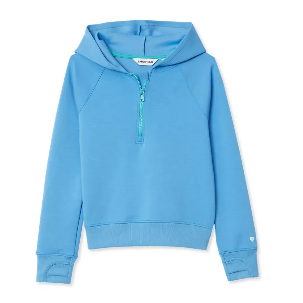 Girls Active Quarter Zip Sweatshirt
