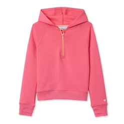 Girls Active Quarter Zip Sweatshirt