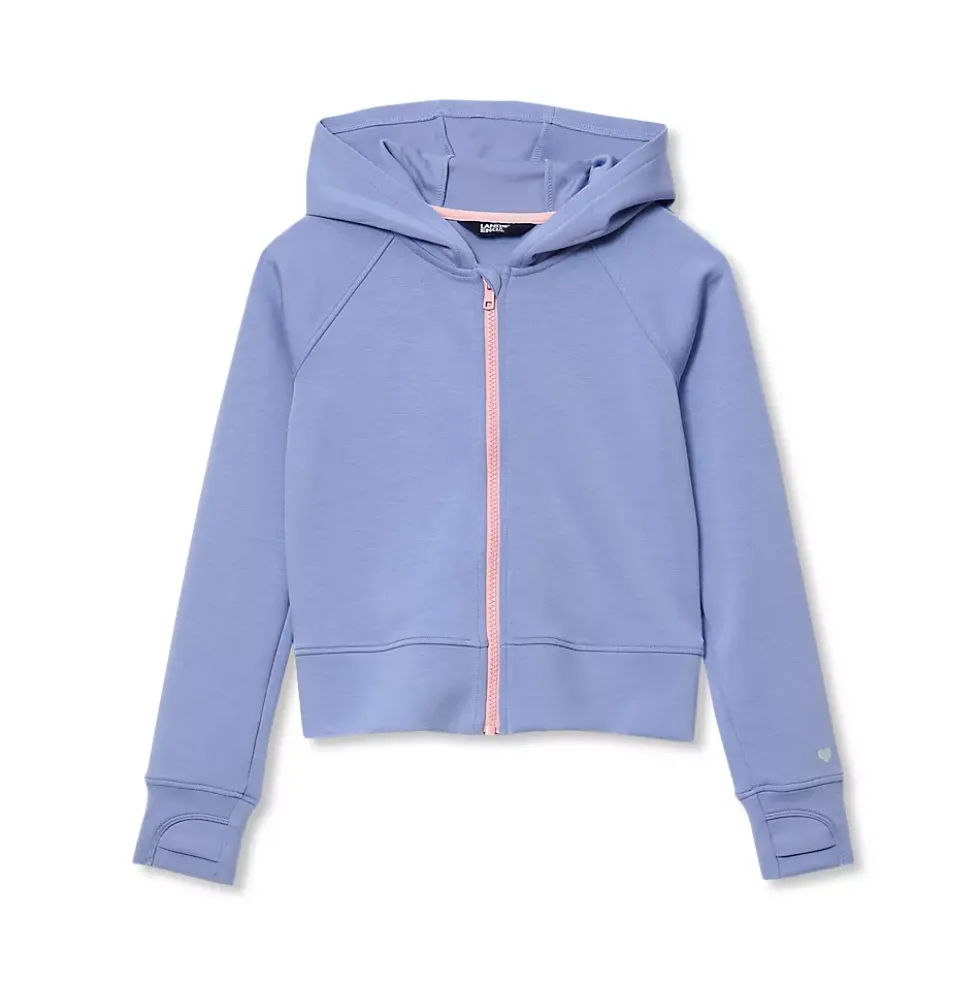 Girls Active Zip Up Track Jacket