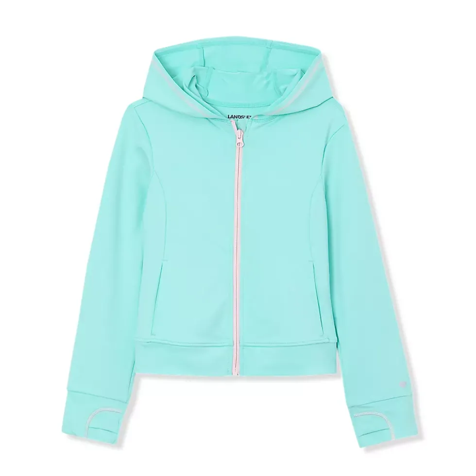 Girls Active Zip Up Track Jacket