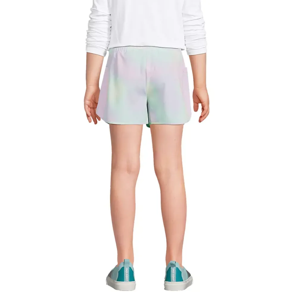 Girls Athletic Side Pocket Active Shorts