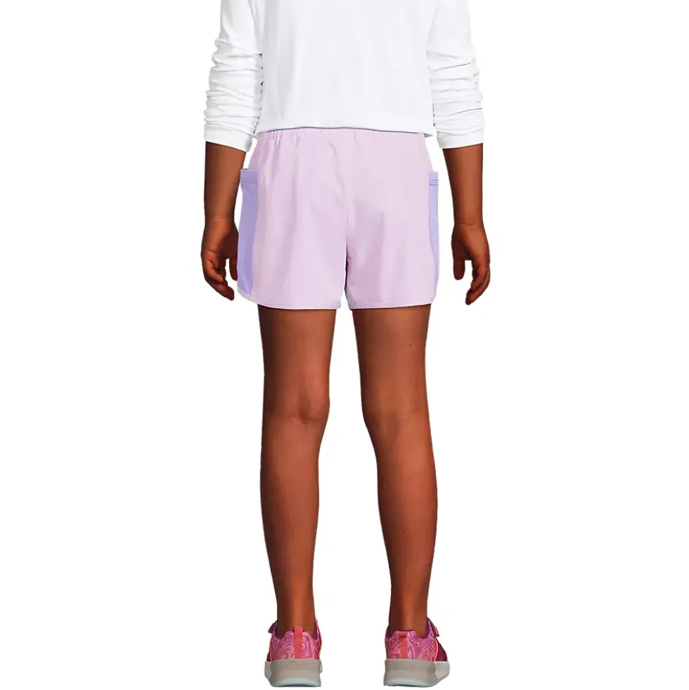 Girls Athletic Side Pocket Active Shorts