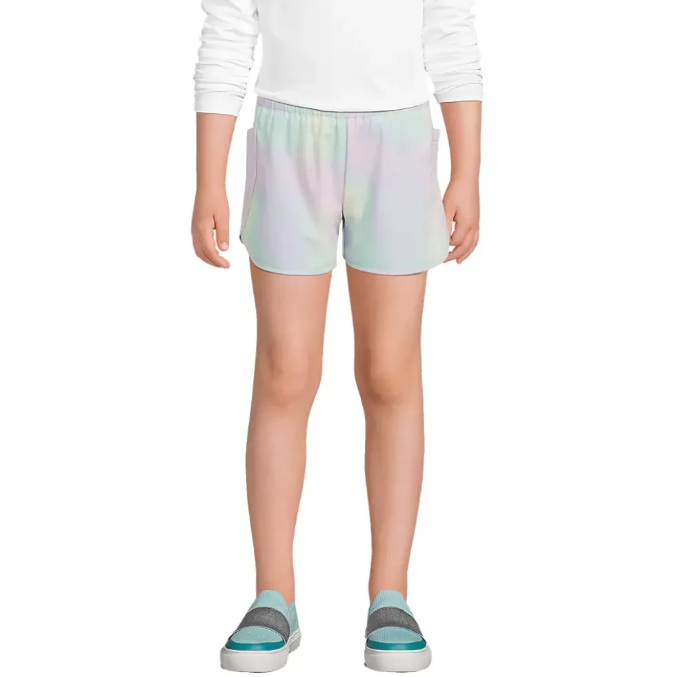 Girls Athletic Side Pocket Active Shorts