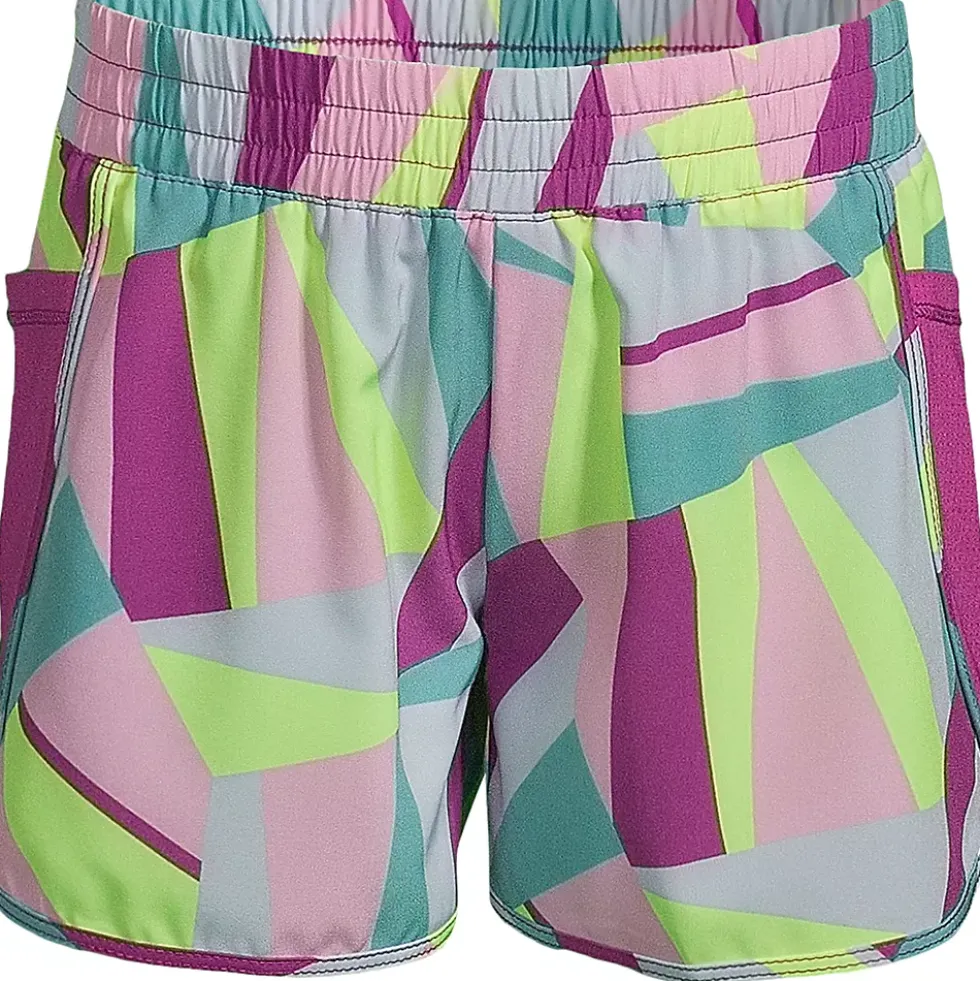 Girls Athletic Side Pocket Active Shorts