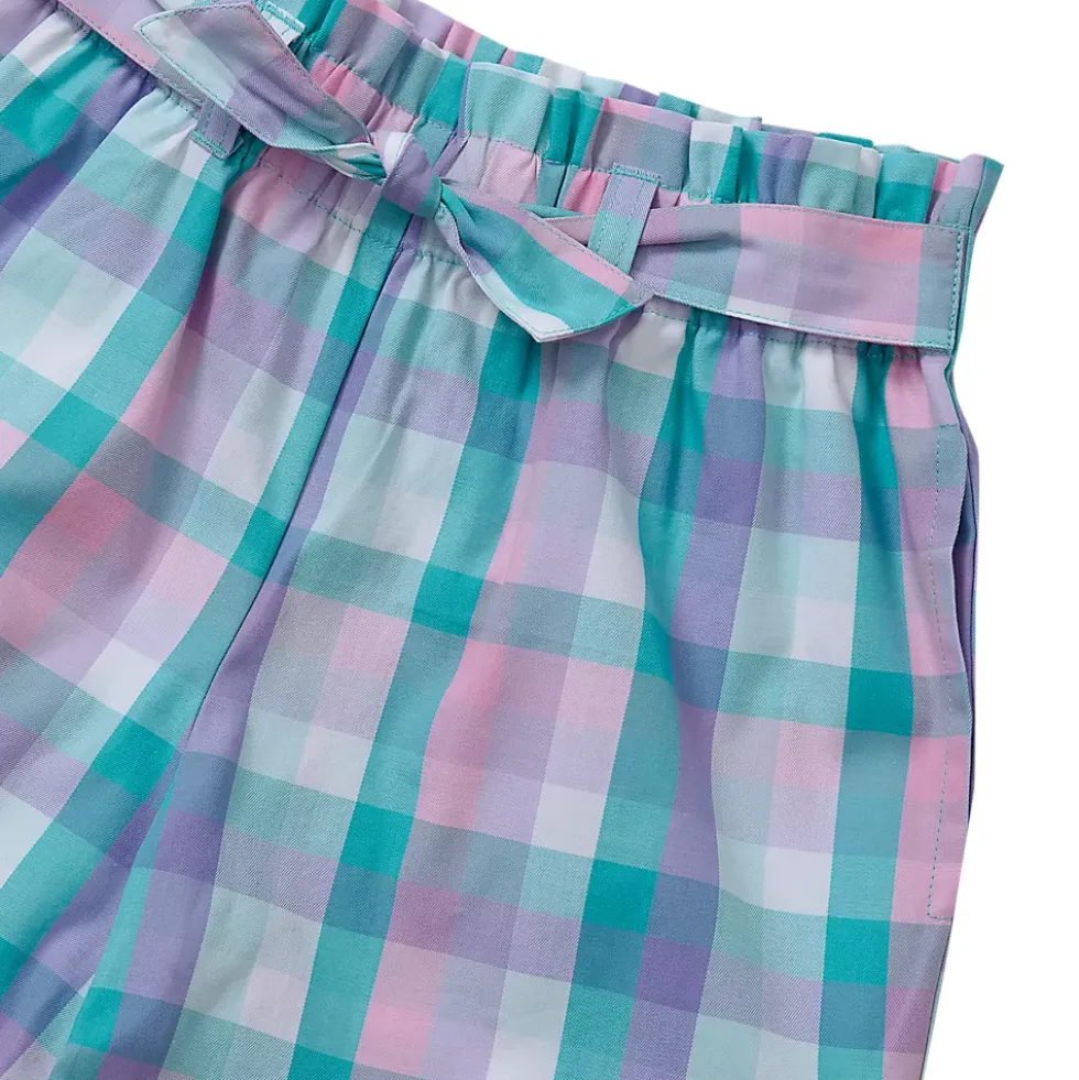 Girls Belted Woven Pull On Shorts