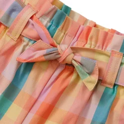 Girls Belted Woven Pull On Shorts