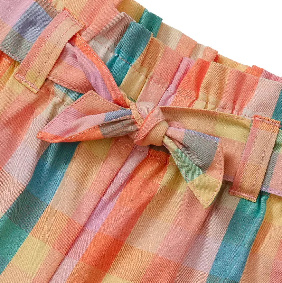 Girls Belted Woven Pull On Shorts