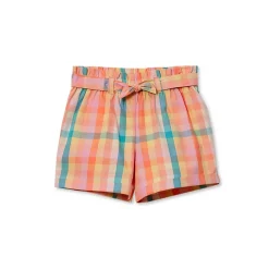 Girls Belted Woven Pull On Shorts