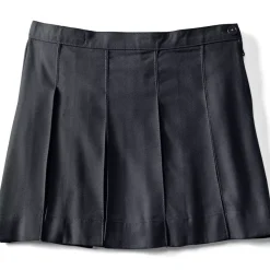 Girls Box Pleat Skirt Above the Knee