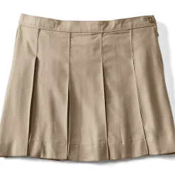Girls Box Pleat Skirt Above the Knee