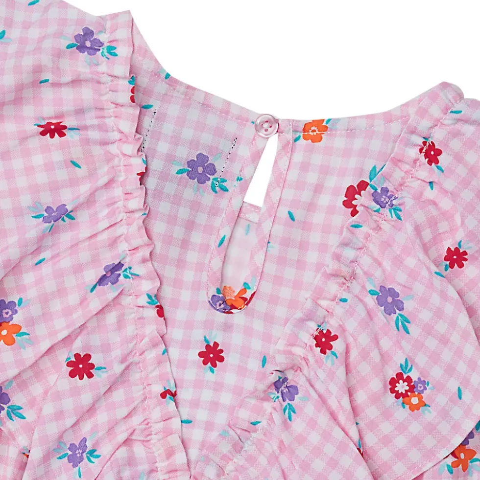 Girls Breezy V-Neck Ruffle Top