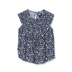 Girls Breezy V-Neck Ruffle Top