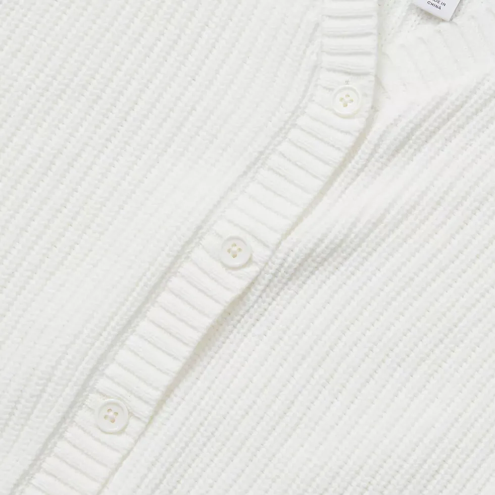 Girls Button Front Knit Cardigan