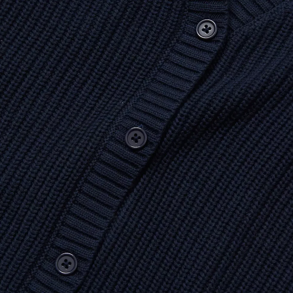 Girls Button Front Knit Cardigan