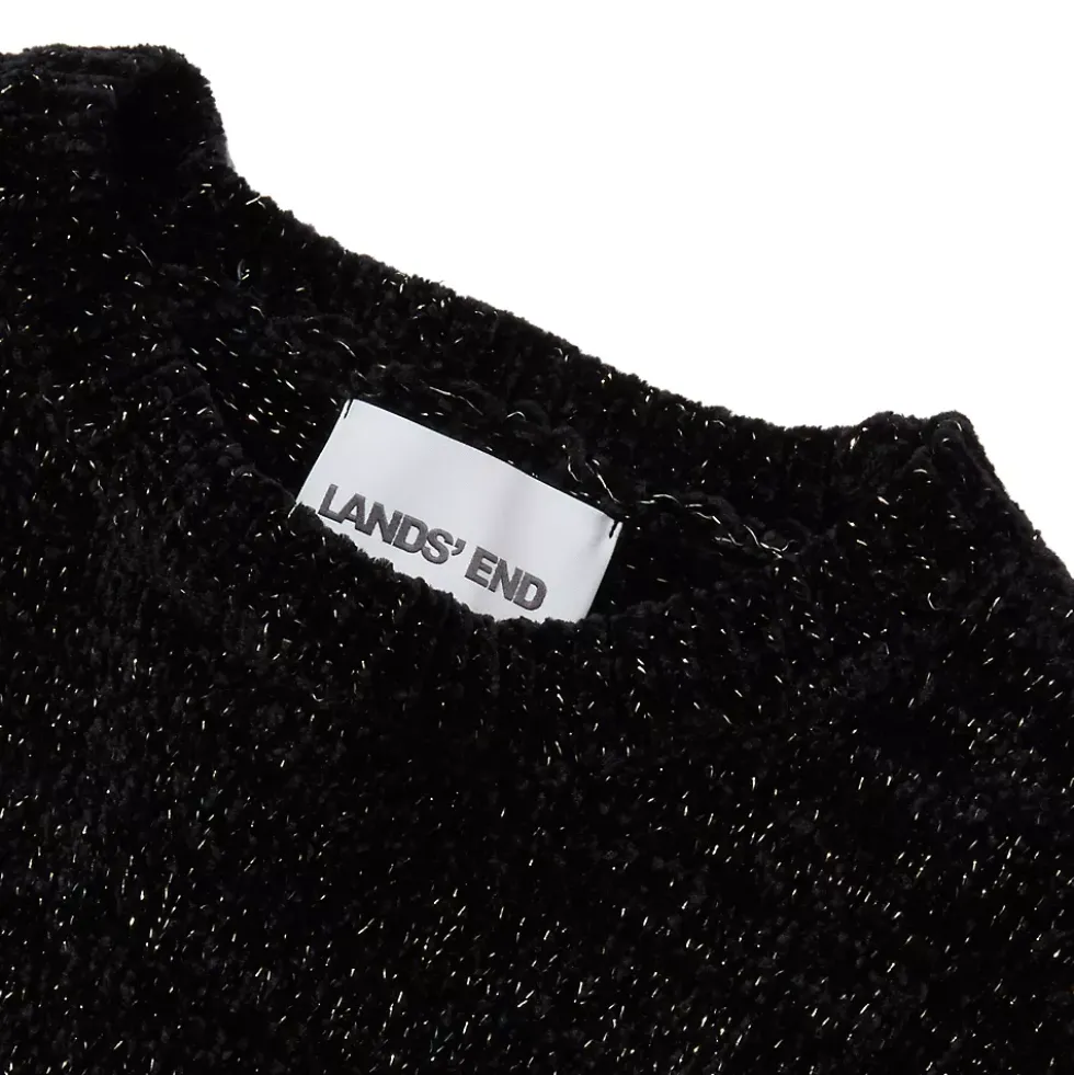 Girls Chenille Cinched Waist Sweater Dress