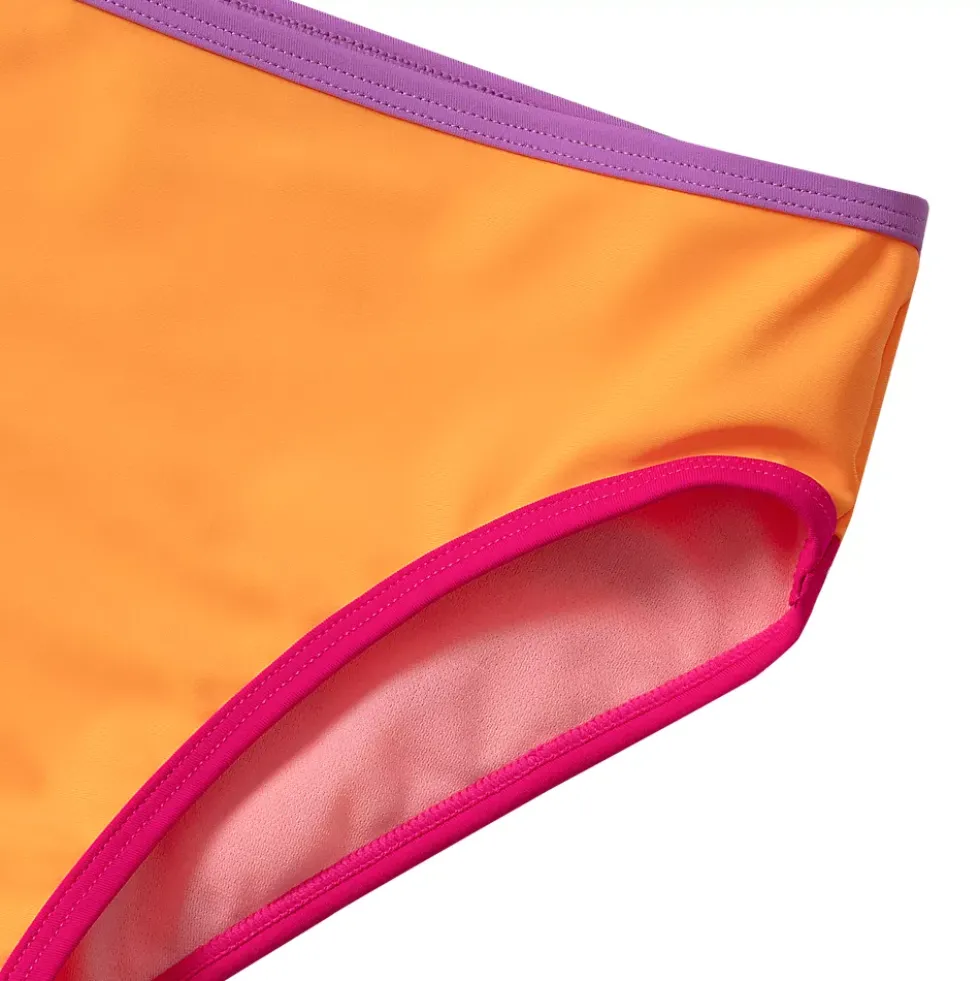 Girls Chlorine Resistant Contrast Bikini Bottoms
