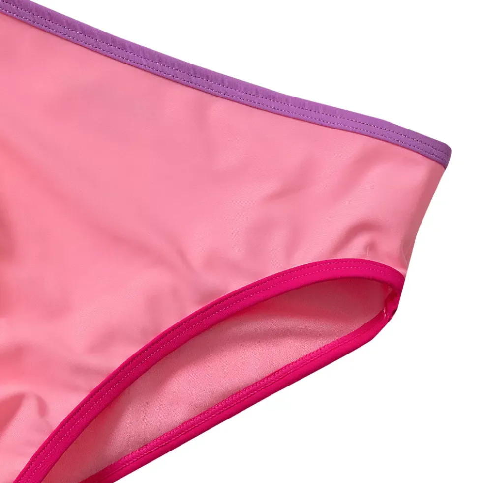 Girls Chlorine Resistant Contrast Bikini Bottoms