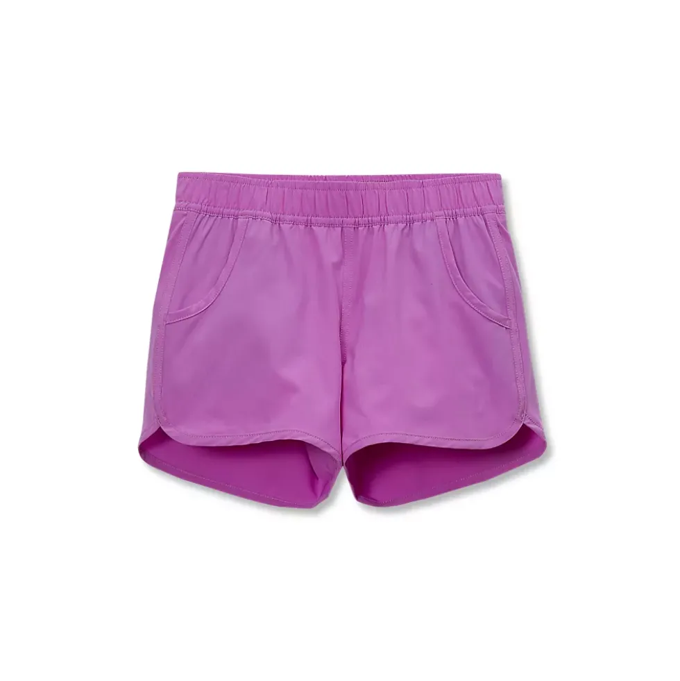Girls Chlorine Resistant Magic Print Board Swimsuit Shorts