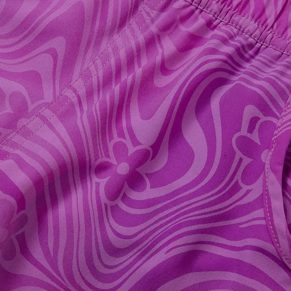 Girls Chlorine Resistant Magic Print Board Swimsuit Shorts