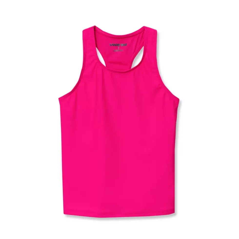 Girls Chlorine Resistant Racer Back Tankini Swim Top