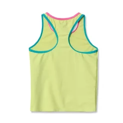 Girls Chlorine Resistant Racer Back Tankini Swim Top