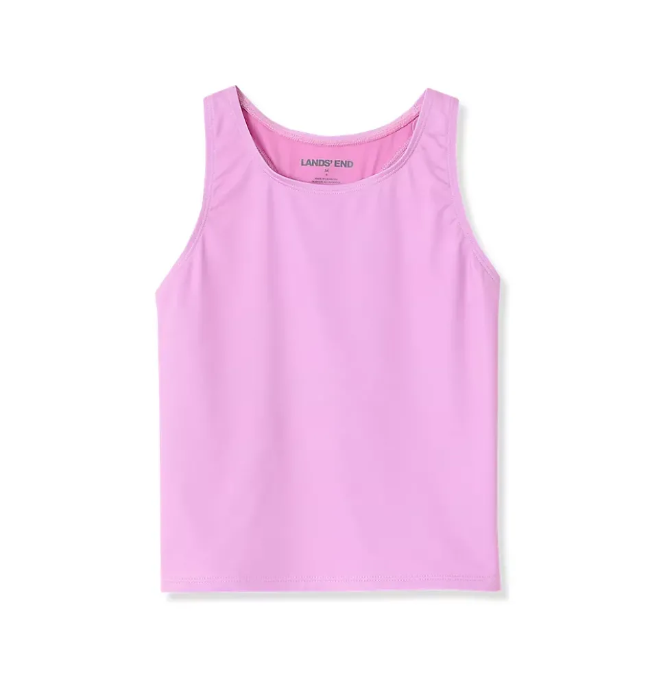 Girls Chlorine Resistant Racer Back Tankini Swim Top