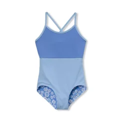 Girls Chlorine Resistant Reversible One Piece Swimsuit