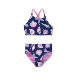 Girls Chlorine Resistant Reversible X-back Bikini Swim Set