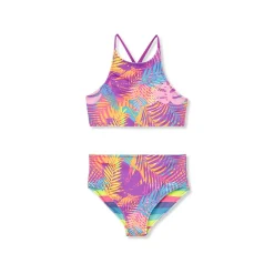 Girls Chlorine Resistant Reversible X-back Bikini Swim Set