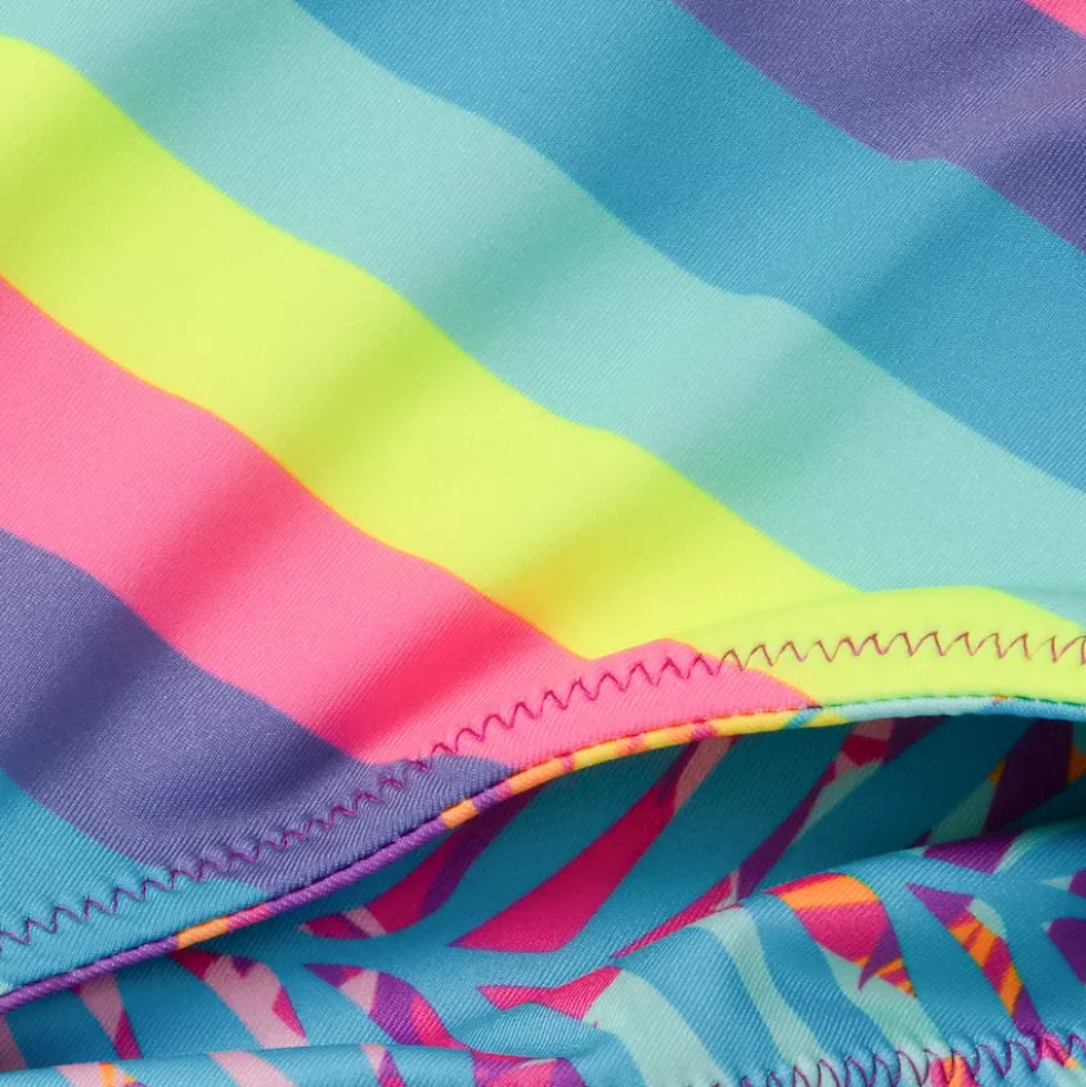 Girls Chlorine Resistant Reversible X-back Bikini Swim Set