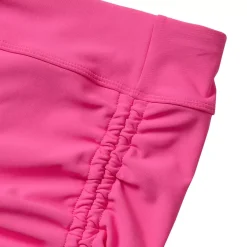 Girls Chlorine Resistant Ruched Swim Boyshort