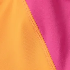 Girls Chlorine Resistant Short Sleeve Crew Neck Swim Rash Guard