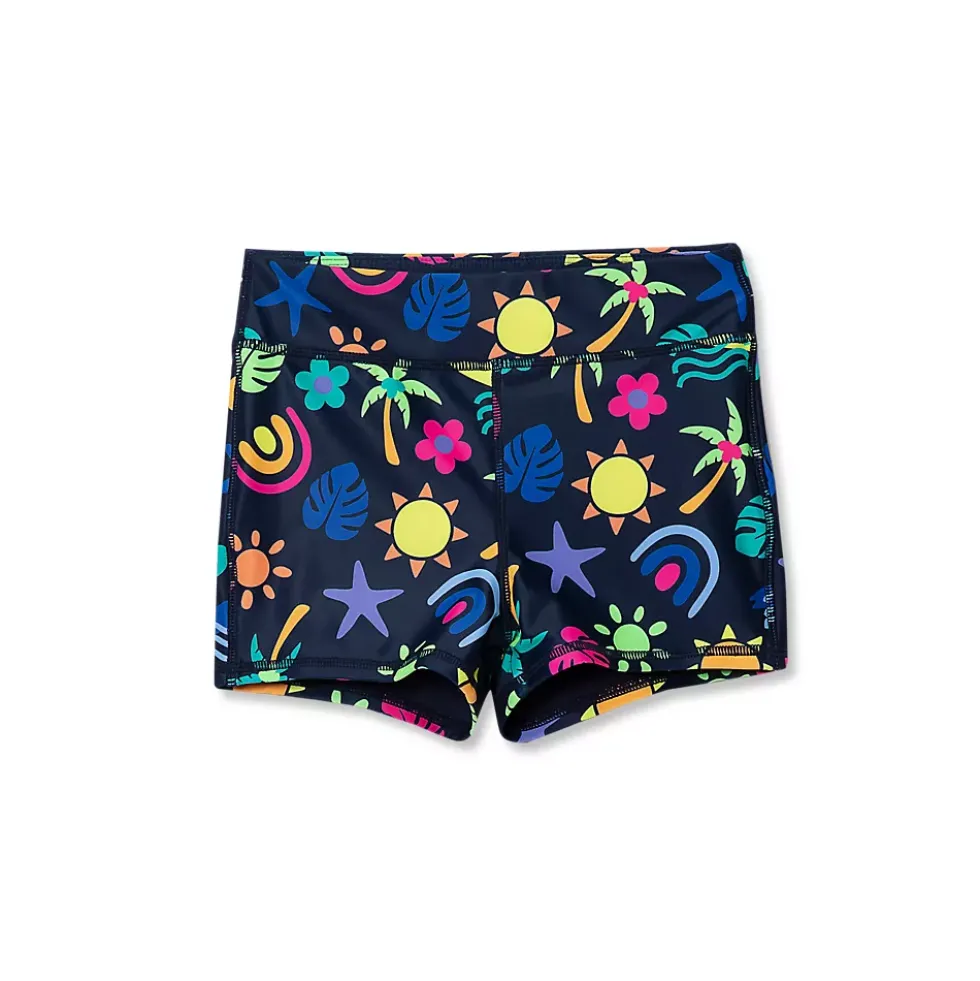Girls Chlorine Resistant Swim Boyshort