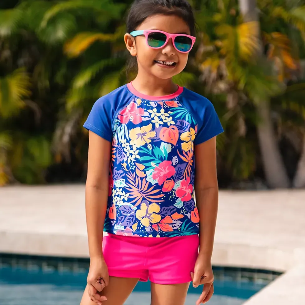 Girls Chlorine Resistant Swim Boyshort