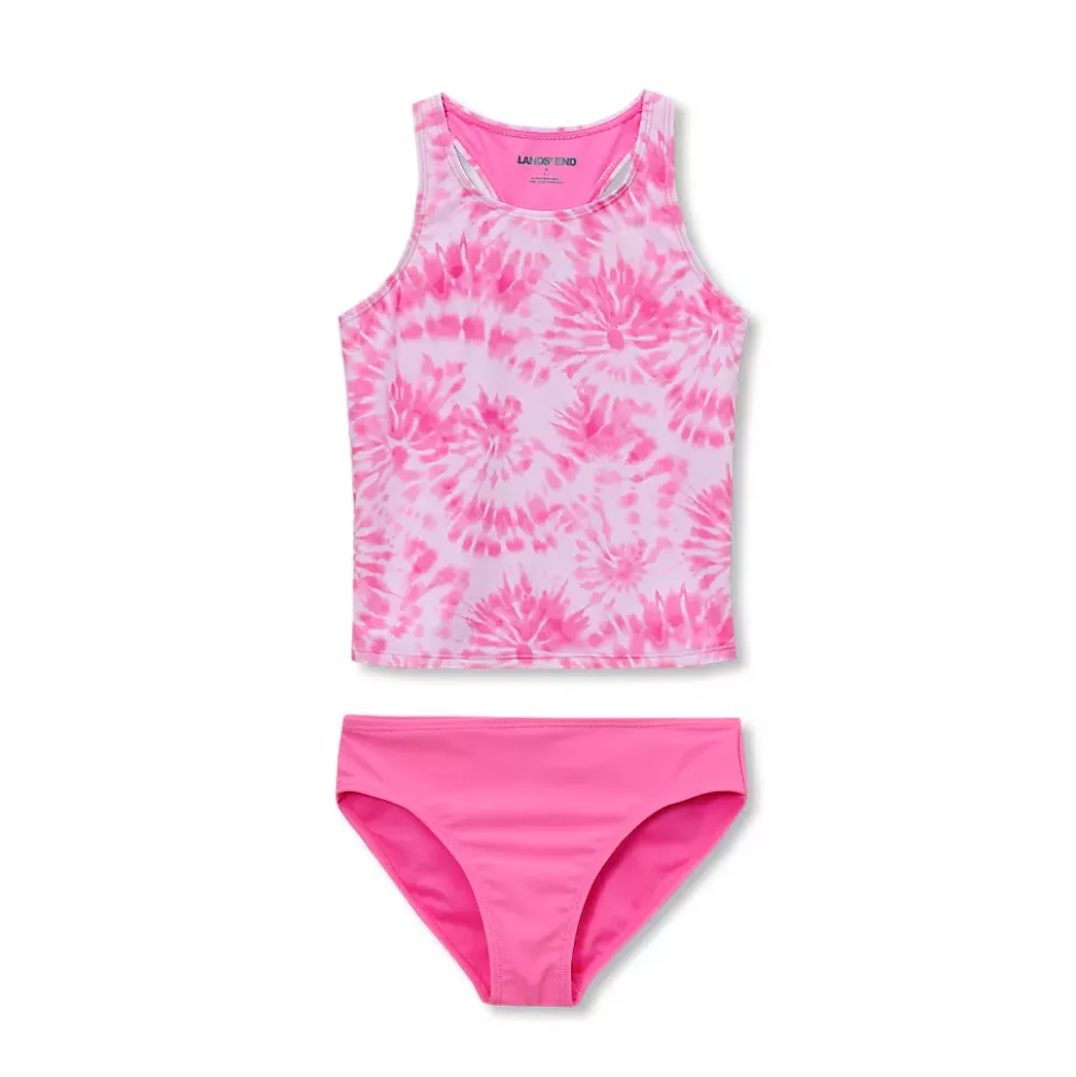 Girls Chlorine Resistant Tankini Swim Set