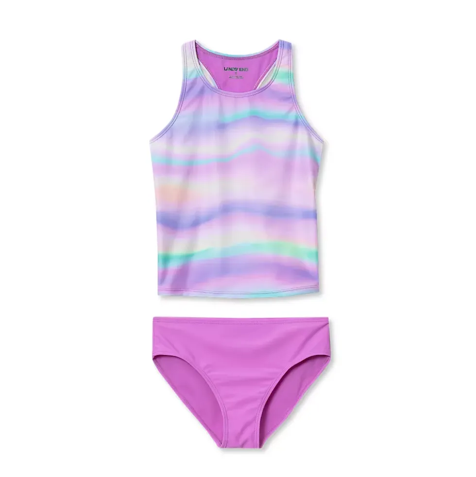 Girls Chlorine Resistant Tankini Swim Set